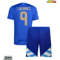 Argentina Julian Alvarez #9 Replica Away Minikit Copa America 2024 Short Sleeve (+ pants)
